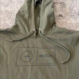 RVCA Olive Green Hoodie